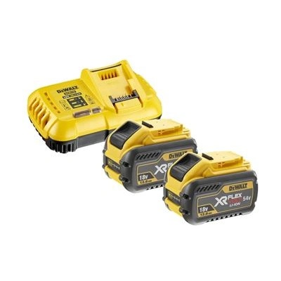 DEWALT 18/54V 2x 12.0Ah FLEXVOLT батерия + зарядно устройство DCB118Y2 (DCB118Y2)