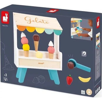 Image 1 of Janod Дървен детски щанд за сладолед Janod - Gelato (J06558)