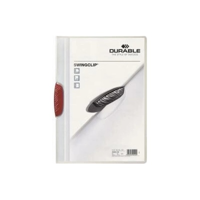 DURABLE Obal s klipom SWINGCLIP červený
