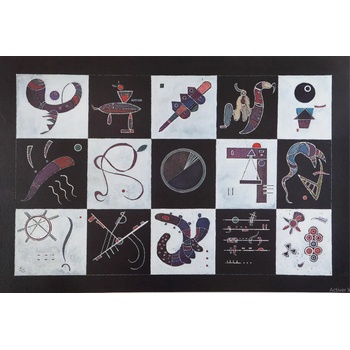 Image 1 of Bluebird Puzzle - Puzzle Kandinsky - Quinze, 1959 - 1 000 piese