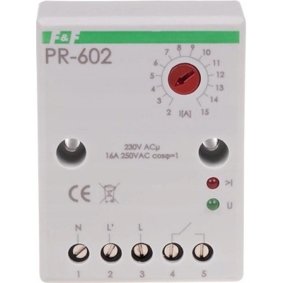 Prioritní tabulkové relé 2-15A 1Z IP20 PR-602 F&F