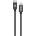 Kanex Premium DuraBraid USB-C to Lightining Cable - сертифициран (MFI) USB-C към Lightning кабел за Apple устройства с Lightning порт (120 см) (черен)