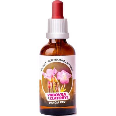 Trávníček Dračí krev Vrbovka+ Zlatobýl tinktura 50 ml