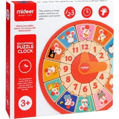 Mideer Hodiny s myškami 24 dielov