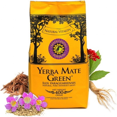 Maté Green Yerba Mate Potente 400 g