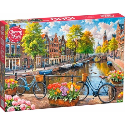 Cherry Pazzi Amsterdam a tulipány 1000 dílků