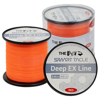 THE ONE DEEP EX LINE SOFT RED Red 600 m 0,22 mm