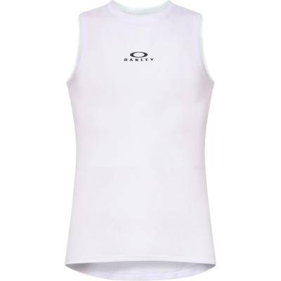 Oakley Мъжка фланелка с къс ръкав за колоездене Oakley Endurance Base Layer Sleeveles Cycling jersey - White - размер XS (056-3979-0211)