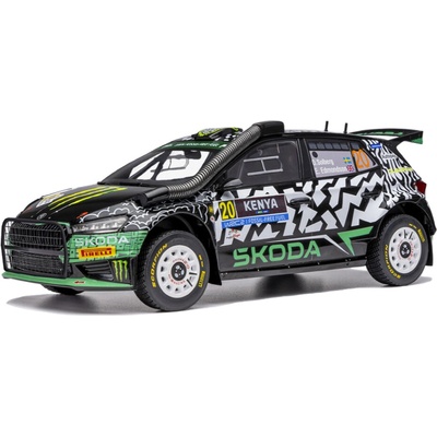 Ixo Škoda Fabia RS Rally2 20 Solberg/Edmondson Safari Rally 2024 Models 1:18