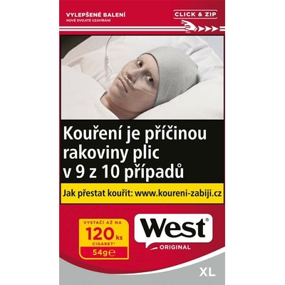 West Red tabák cigaretový 54 g