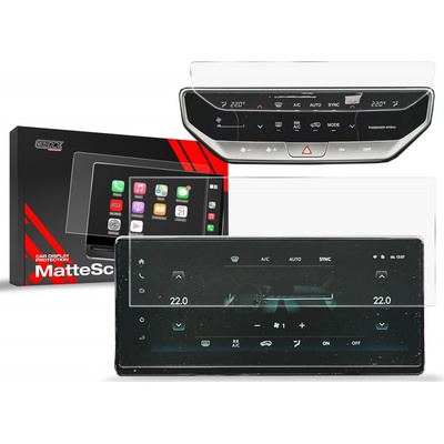 GRIZZ Protector, Ochranná fólie na display 2v1 Matte, SsangYong Rexton II Y400, 2023- , Display 12,3"