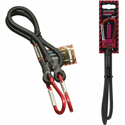 Quickloader Upínací guma s karabinou Bungee Carabiner 80 cm