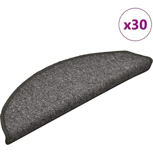 vidaXL Изтривалки за стълби, 30 бр. , 56x17x3 см, тъмносиви, полукръгли (B.V.) - mystock - 162,39 лв