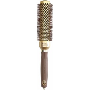 Olivia Garden Expert Blowout Speed Wavy Bristles Brush Gold and Brown 35 mm