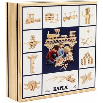 KAPLA Дървен конструктор Kapla - 100 части (C100)