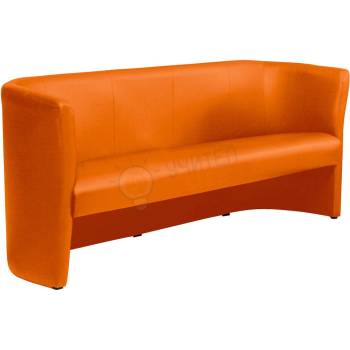 Полша Триместен клубен диван, оранжев