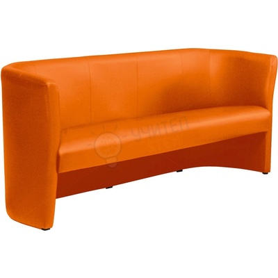 Полша Триместен клубен диван, оранжев