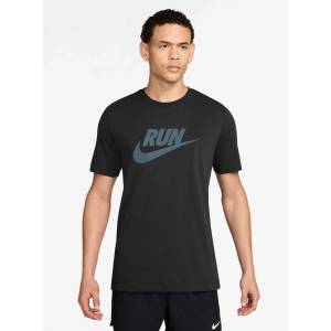 Nike Тениска m nk df tee run swoosh - sportdepot - 48,39 лв