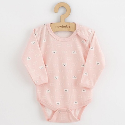 New Baby Kojenecké body Classic II medvídek bílý New Baby Classic II Bílá