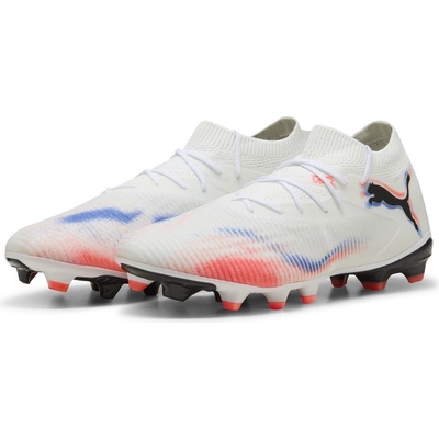 PUMA Футболни бутонки Puma Future 8 Match Firm Ground Football Boots - White/Black/Red