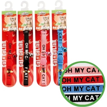 Camon Cat Collar - котешки нашийник 30 см. / червен, розов, черен, син 1 брой