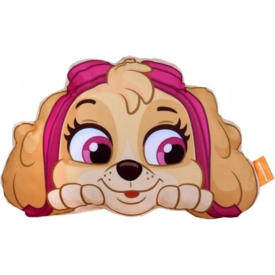 Carbotex Tvarovaný 3D vankúš Tlapková patrola Paw Patrol motív Skye 43x27
