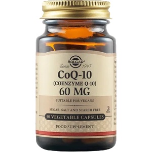 Solgar CoQ-10 60 mg, 30 vegetable capsules