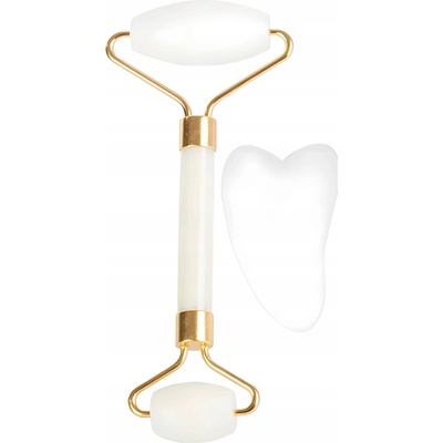 Verk 24367 Masážny valec na tvár Jade Roller biely