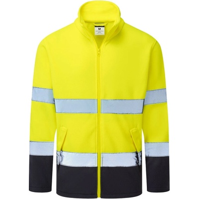Portwest Mikina ES251 ES1 Essential Hi-Vis Contrast Fleece reflexní žltá/navy