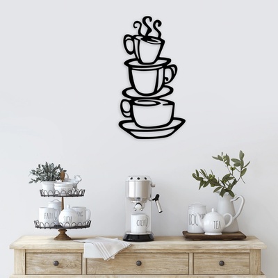 ASIR Nástěnná dekorace kov CAFFEE 40 x 75 cm