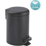 SAPHO Аксесоари за баня Gedy - Кошче за отпадъци 5 л, Soft Close, матово черно 330914 (330914)