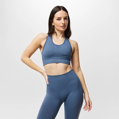 USA Pro UP Seamless Crop Sports Bra - Storm