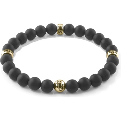Guess pánský černý náramek JUMB02117JWYGBK T/U