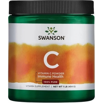 Swanson Vitamin C Powder, 100% Pure, 454 g, Swanson (SW1130)