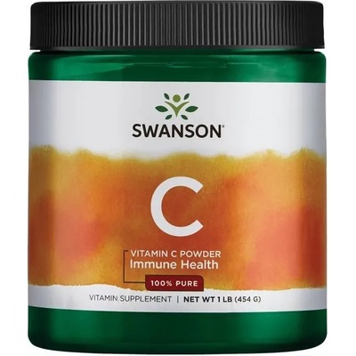 Swanson Vitamin C Powder, 100% Pure, 454 g, Swanson (SW1130)