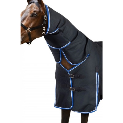 Horze Nepromokavá deka Glasgow s krkem modrá – Zboží Dáma