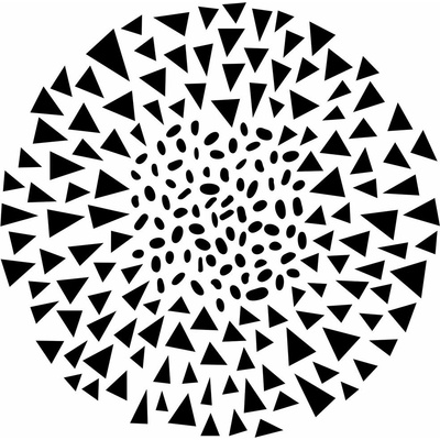 Šablona TCW 12"x12" (30,5x30,5 cm) - Dash Triangle – Zboží Dáma