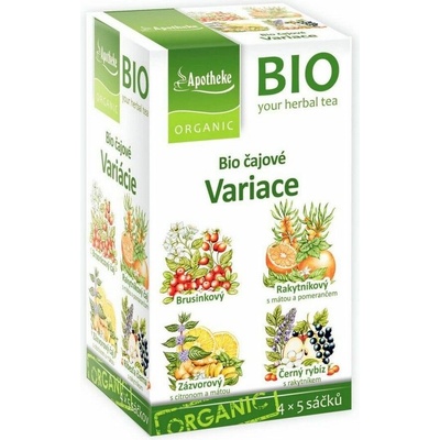 Apotheke Bio Čajové variácie 4 druhy 20 ks
