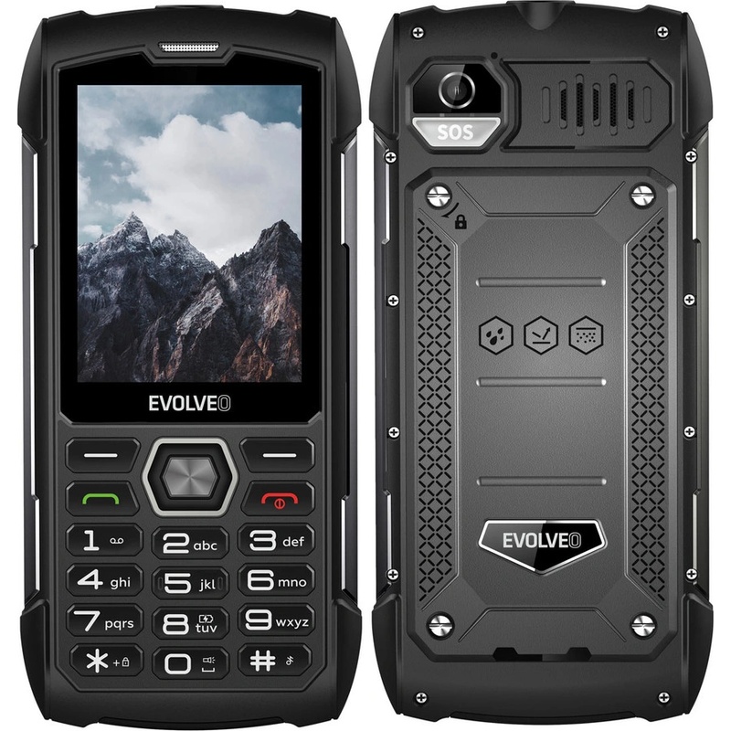 EVOLVEO StrongPhone H1 Black Grey