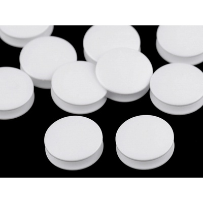 Knoflík velikost 28" cíchový dvojitý Varianta: bílá, Balení: 10 ks – Zboží Mobilmania