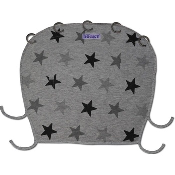 Dooky Сенник за количка с UPF50 + защита Dooky - Grey Stars (DK-126616)