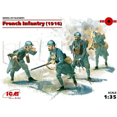 ICM French Infantery 1916 WW1 1:35
