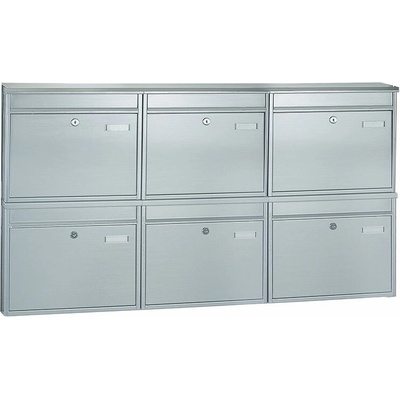 Rottner BKS 6 vzpriamené poštové schránky z nehrdzavejúcej ocele