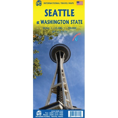 ITMB Publishing plán Seattle 1:12,5 t., Washington State 1:700 t.