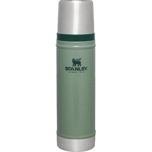 STANLEY 1913 Classic Legendary Thermos Bottle 0.59L - Thermos Keeps Hot or Cold for 18 Hours - Stainless Steel Thermos Flask - BPA Free - Dishwasher Safe - Hammertone Green - 10-11345-042 (10-11345-042)
