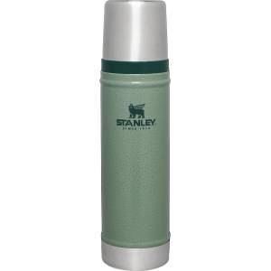 STANLEY 1913 Classic Legendary Thermos Bottle 0.59L - Thermos Keeps Hot or Cold for 18 Hours - Stainless Steel Thermos Flask - BPA Free - Dishwasher Safe - Hammertone Green - 100000115641 (10-11345-042)