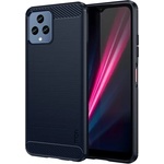 MOFI T Phone 5G (2023) MOFI силиконов протектор за телефон, устойчив на удар, карбонова шарка, синьо GP-131957 (GP-131957)