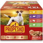 Propesko Dog Пауч с пилешко/говеждо/пуешко/агнешко в сос XXL 24 x 100 g