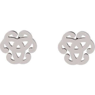 Prima-obchod náušnice z nerezové oceli platina mandala 105611