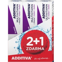 Additiva sada Multivitamin 2+1 ananas šumivé tablety 3 x 20 ks